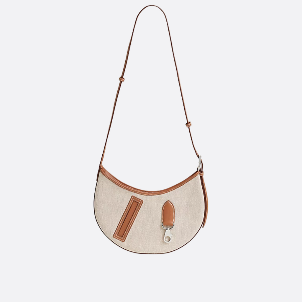 P'TIT ARÇON TOILE &amp; LEATHER BAG HERMÈS