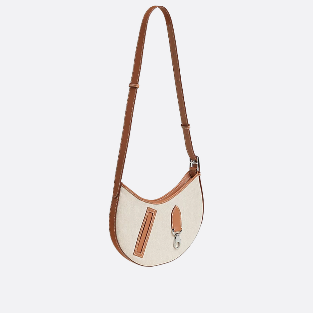 P'TIT ARÇON TOILE &amp; LEATHER BAG HERMÈS