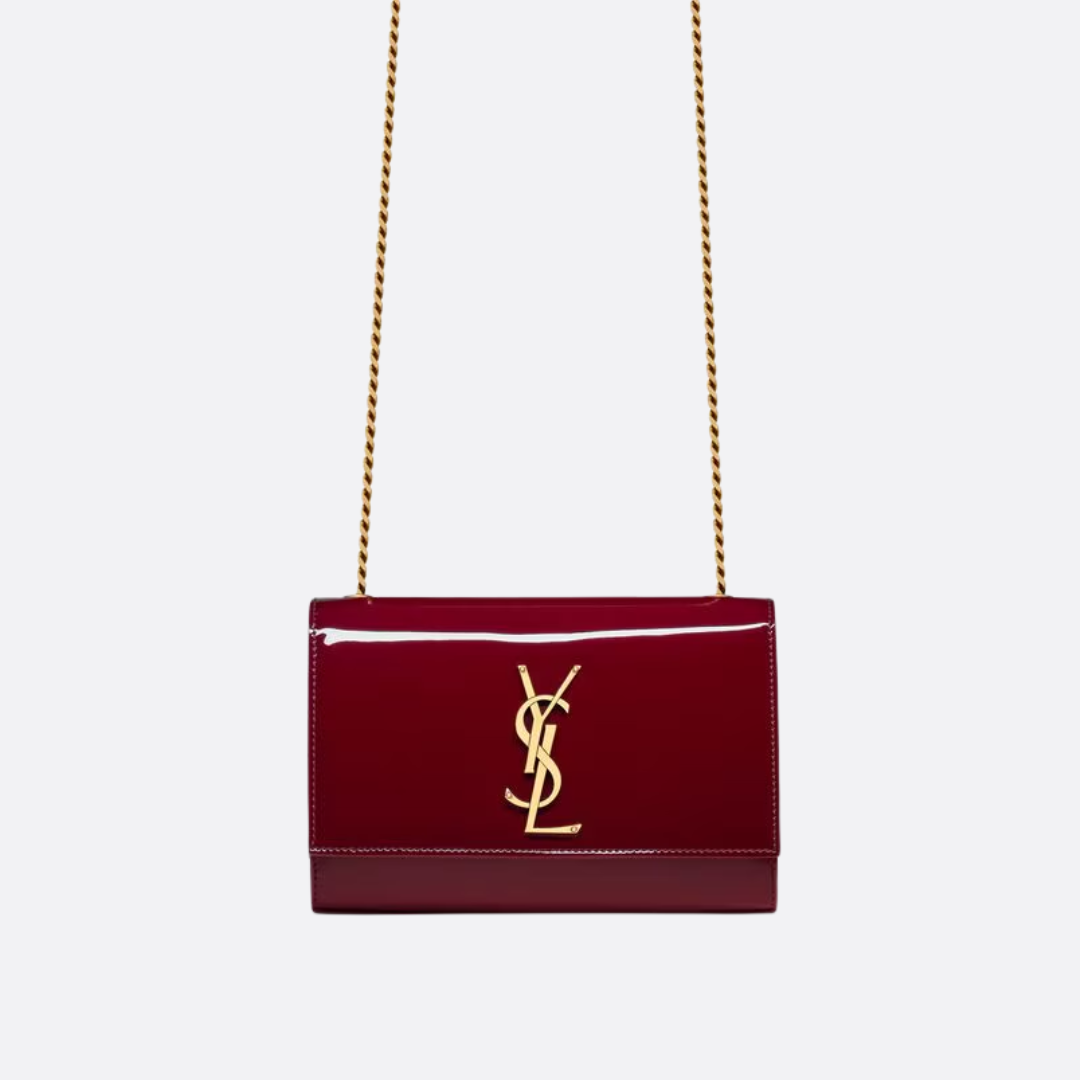 YVES SAINT LAURENT KATE SMALL PATENT LEATHER