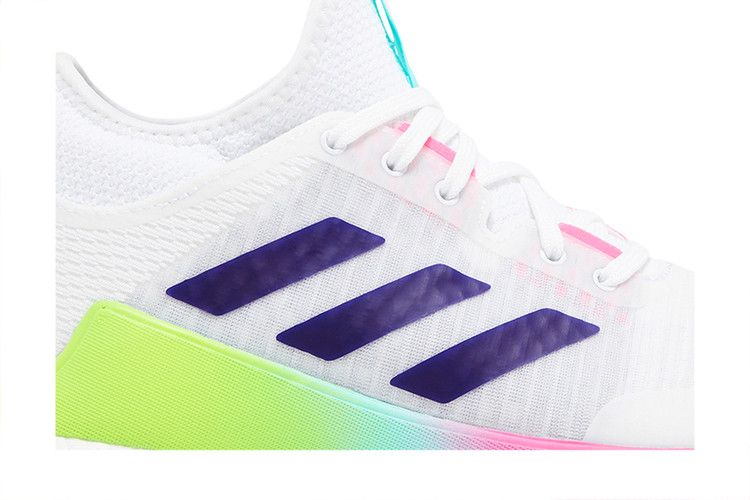 adidas Crazyflight Mid White Purple Aqua (Women's)
