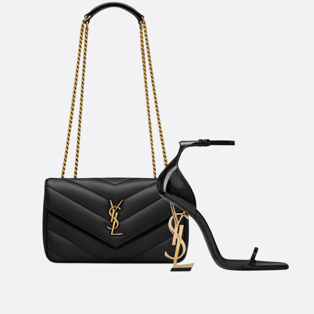 YSL SIGNATURE KIT – LOULOU BAG &amp; OPYUM SANDAL