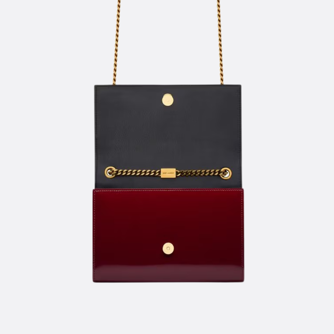 YVES SAINT LAURENT KATE SMALL PATENT LEATHER