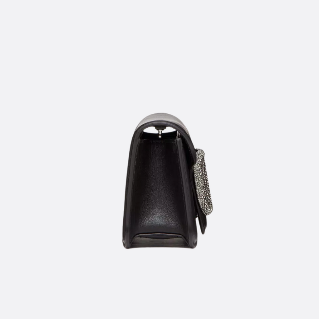 VALENTINO GARAVANI LOCÒ SMALL SHOULDER BAG WITH JEWELRY LOGO