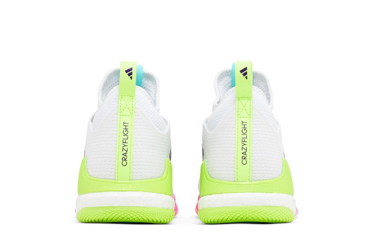 adidas Crazyflight Mid White Purple Aqua (Women's)