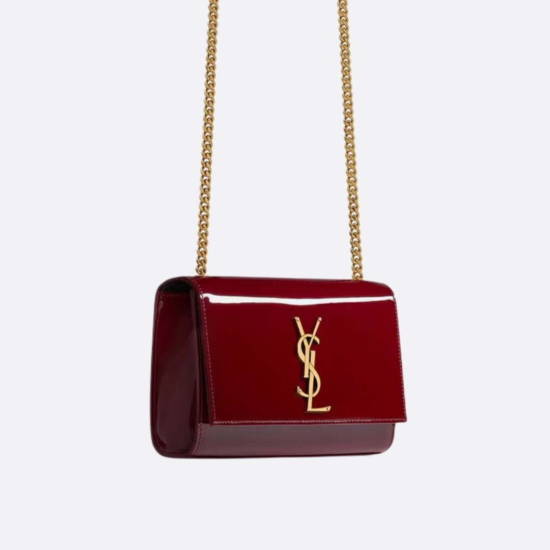 YVES SAINT LAURENT KATE SMALL PATENT LEATHER
