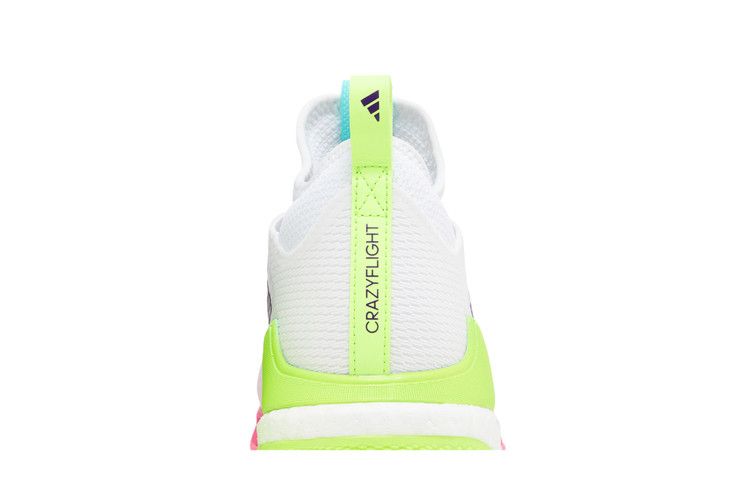adidas Crazyflight Mid White Purple Aqua (Women's)