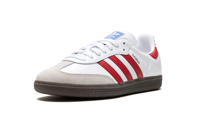 Adidas Samba OG White Scarlet 