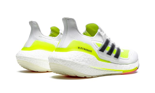 Adidas Ultraboost 21 Solar Yellow White 