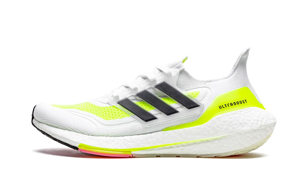 Adidas Ultraboost 21 Solar Yellow White 