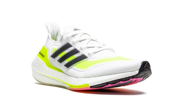 Adidas Ultraboost 21 Solar Yellow White 