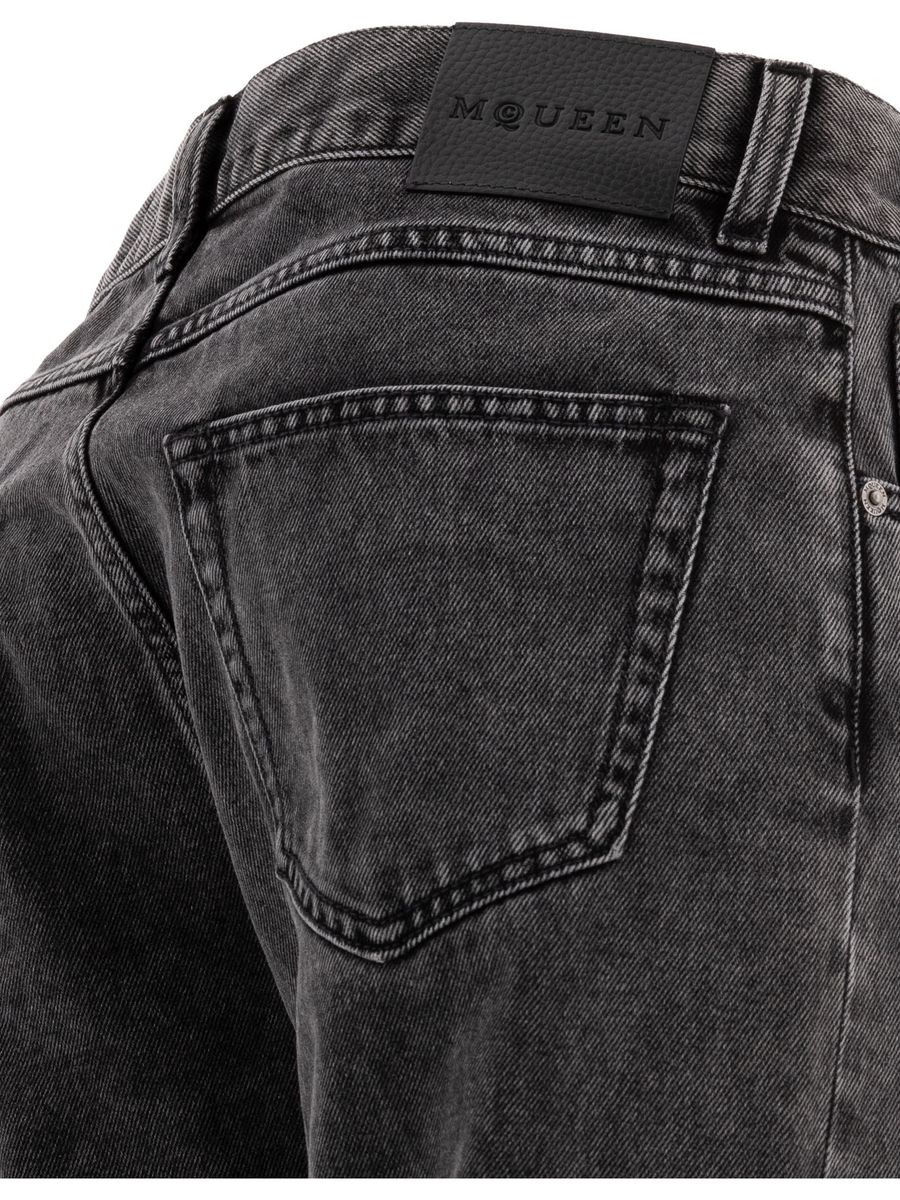 Alexander Mcqueen "Metal Plate" jeans